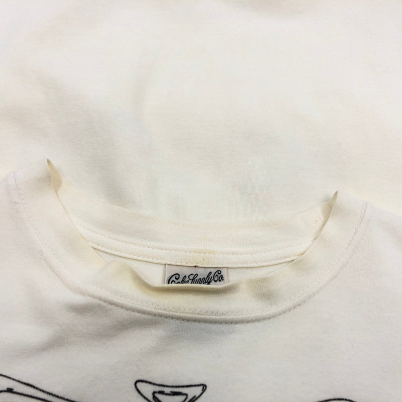 【現状渡し品】【メンズ】 CALEE キャリー 半袖Tシャツ トップス 142-251129-hn-02-fur サイズ：S カラー：ホワイト 万代Net店