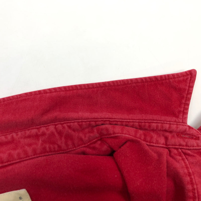 【現状渡し品】【メンズ】 EDDIE BAUER エディー・バウアー LS CHAMOIS CLOTH SHIRT 長袖 シャモアクロスシャツ カジュアルシャツ トップス 146-261015-hn-11-fur サイズ：L カラー：レッド 万代Net店