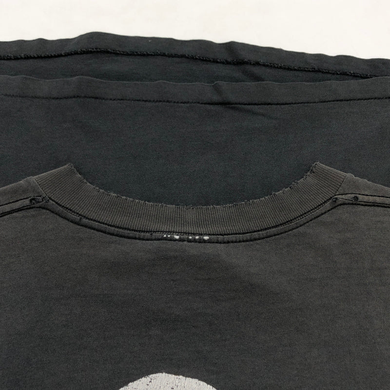 【ジャンク品】【メンズ】 UNITED SPORTS ユナイテッドスポーツ 90S "BRUCE LEE" PRINT S/S TEE 両シングル USA製 ブルース・リー プリント 半袖Tシャツ トップス 146-260723-hn-03-fur サイズ：L カラー：チャコール系 万代Net店
