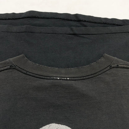 【ジャンク品】【メンズ】 UNITED SPORTS ユナイテッドスポーツ 90S "BRUCE LEE" PRINT S/S TEE 両シングル USA製 ブルース・リー プリント 半袖Tシャツ トップス 146-260723-hn-03-fur サイズ：L カラー：チャコール系 万代Net店