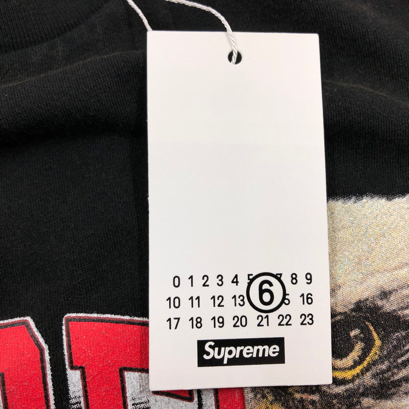 【中古品】【メンズ】 SUPREME シュプリーム x MM6 MAISON MARGIELA メゾンマルジェラ 26SS SPLIT S/S TOP スプリット 半袖Tシャツ トップス 149-260506-hn-02-fur サイズ：6(L) カラー：ブラック 万代Net店