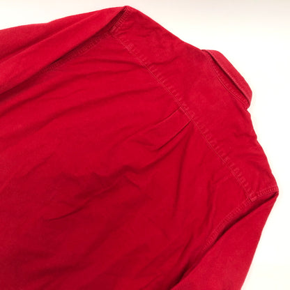 【現状渡し品】【メンズ】 EDDIE BAUER エディー・バウアー LS CHAMOIS CLOTH SHIRT 長袖 シャモアクロスシャツ カジュアルシャツ トップス 146-261015-hn-11-fur サイズ：L カラー：レッド 万代Net店