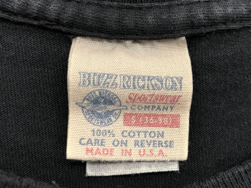 【現状渡し品】【メンズ】 Buzz Rickson's バズリクソンズ S/S Tee プリント ショートスリーブTシャツ 半袖 トップス 145-250525-hn-08-fur サイズ：S カラー：ブラック 万代Net店