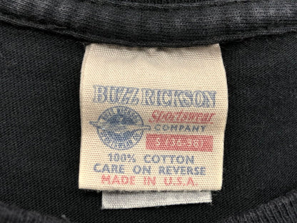 【現状渡し品】【メンズ】 Buzz Rickson's バズリクソンズ S/S Tee プリント ショートスリーブTシャツ 半袖 トップス 145-250525-hn-08-fur サイズ：S カラー：ブラック 万代Net店