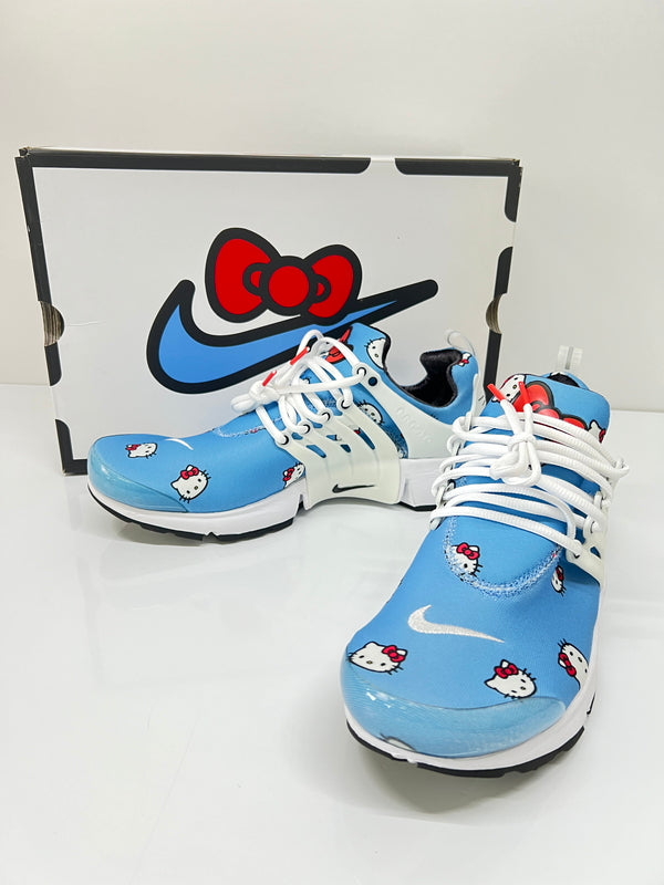 【中古品】【メンズ】 NIKE ナイキ×HELLO KITTY ハローキティ 別注 コラボ AIR PRESTO QS DV3770-400 エアプレスト クイックストライク スニーカー 靴 シューズ 160-260822-SH-09-hon サイズ：29cm US11 カラー：ブルー/ホワイト 万代Net店