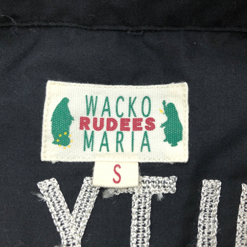 【中古品】【メンズ】 WACKO MARIA ワコマリア BOWLING SHIRT ボウリングシャツ カジュアルシャツ 半袖 トップス 142-260723-hn-04-fur サイズ：S カラー：ブラック/ピンク 万代Net店