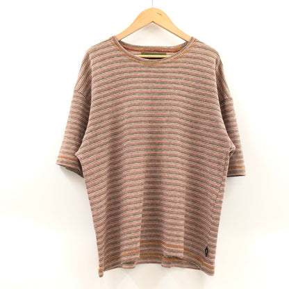 【中古品】【メンズ】 BRONZE AGE ブロンズエイジ BORDER S/S TEE ボーダー 半袖Tシャツ トップス 146-260723-hn-05-fur サイズ：M カラー：マルチカラー 万代Net店