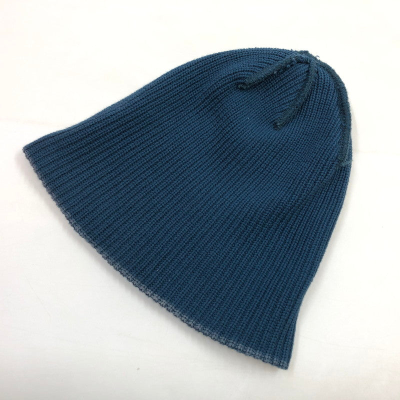 【中古品】【メンズ/レディース】 SUPREME シュプリーム 25SS OLD ENGLISH PRINTED BEANIE オールドイングリッシュ プリント ビーニー ニットキャップ 帽子 185-260506-hn-03-fur サイズ：ONE SIZE(58cm) カラー：ネイビー系 万代Net店