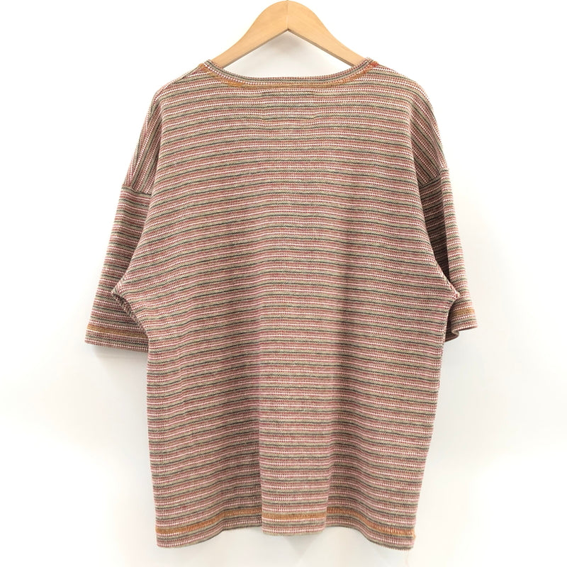【中古品】【メンズ】 BRONZE AGE ブロンズエイジ BORDER S/S TEE ボーダー 半袖Tシャツ トップス 146-260723-hn-05-fur サイズ：M カラー：マルチカラー 万代Net店