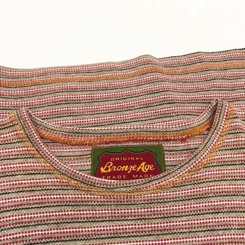 【中古品】【メンズ】 BRONZE AGE ブロンズエイジ BORDER S/S TEE ボーダー 半袖Tシャツ トップス 146-260723-hn-05-fur サイズ：M カラー：マルチカラー 万代Net店