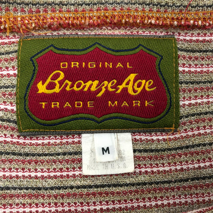 【中古品】【メンズ】 BRONZE AGE ブロンズエイジ BORDER S/S TEE ボーダー 半袖Tシャツ トップス 146-260723-hn-05-fur サイズ：M カラー：マルチカラー 万代Net店