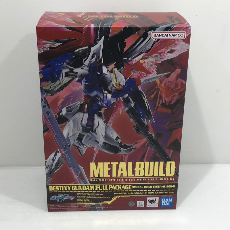 【中古美品】 バンダイスピリッツ METAL BUILD デスティニーガンダム (フルパッケージ) [METAL BUILD FESTIVAL 2024] 未開封 056-261009-ti-06-tagh 万代Net店