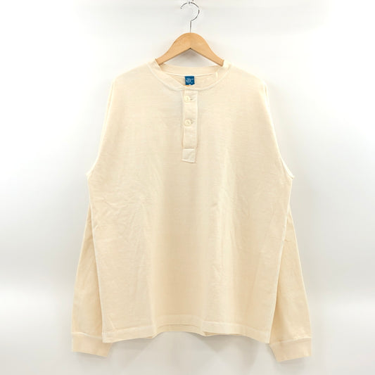 【中古美品】【メンズ】 GOOD ON グッドオン LS HEAVY HENRY TEE 832597167002 ヘビー ヘンリー 長袖Tシャツ トップス 140-260723-hn-06-fur サイズ：XL カラー：ナチュラル 万代Net店