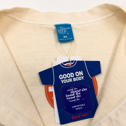 【中古美品】【メンズ】 GOOD ON グッドオン LS HEAVY HENRY TEE 832597167002 ヘビー ヘンリー 長袖Tシャツ トップス 140-260723-hn-06-fur サイズ：XL カラー：ナチュラル 万代Net店