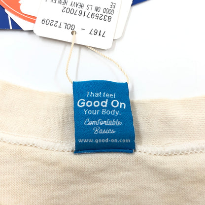 【中古美品】【メンズ】 GOOD ON グッドオン LS HEAVY HENRY TEE 832597167002 ヘビー ヘンリー 長袖Tシャツ トップス 140-260723-hn-06-fur サイズ：XL カラー：ナチュラル 万代Net店