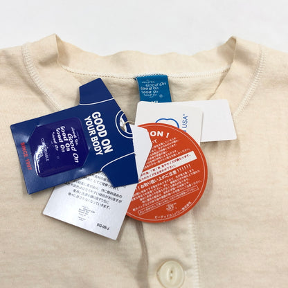 【中古美品】【メンズ】 GOOD ON グッドオン LS HEAVY HENRY TEE 832597167002 ヘビー ヘンリー 長袖Tシャツ トップス 140-260723-hn-06-fur サイズ：XL カラー：ナチュラル 万代Net店