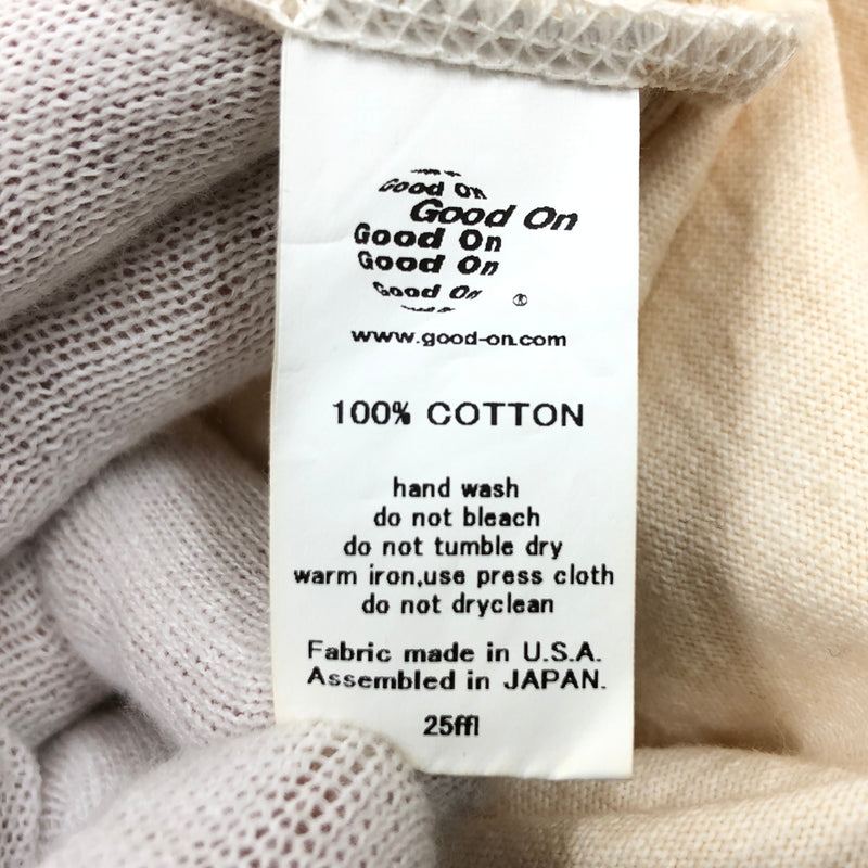 【中古美品】【メンズ】 GOOD ON グッドオン LS HEAVY HENRY TEE 832597167002 ヘビー ヘンリー 長袖Tシャツ トップス 140-260723-hn-06-fur サイズ：XL カラー：ナチュラル 万代Net店