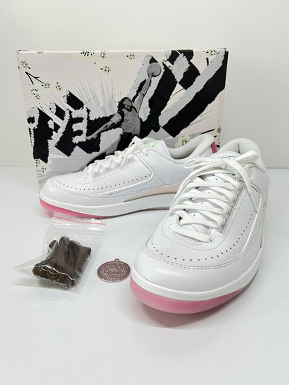 【中古品】【メンズ】 NIKE ナイキ AIR JORDAN 2 LOW CHERRY BLOSSOM FQ3228-100 エアジョーダン2 ロー チェリーブロッサム スニーカー 靴 シューズ 160-260822-SH-10-hon サイズ：27.5cm US9.5 カラー：WHITE / PLAYFUL PINK 万代Net店