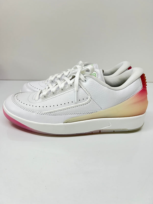 【中古品】【メンズ】 NIKE ナイキ AIR JORDAN 2 LOW CHERRY BLOSSOM FQ3228-100 エアジョーダン2 ロー チェリーブロッサム スニーカー 靴 シューズ 160-260822-SH-10-hon サイズ：27.5cm US9.5 カラー：WHITE / PLAYFUL PINK 万代Net店