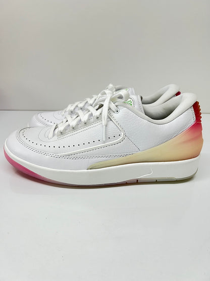 【中古品】【メンズ】 NIKE ナイキ AIR JORDAN 2 LOW CHERRY BLOSSOM FQ3228-100 エアジョーダン2 ロー チェリーブロッサム スニーカー 靴 シューズ 160-260822-SH-10-hon サイズ：27.5cm US9.5 カラー：WHITE / PLAYFUL PINK 万代Net店