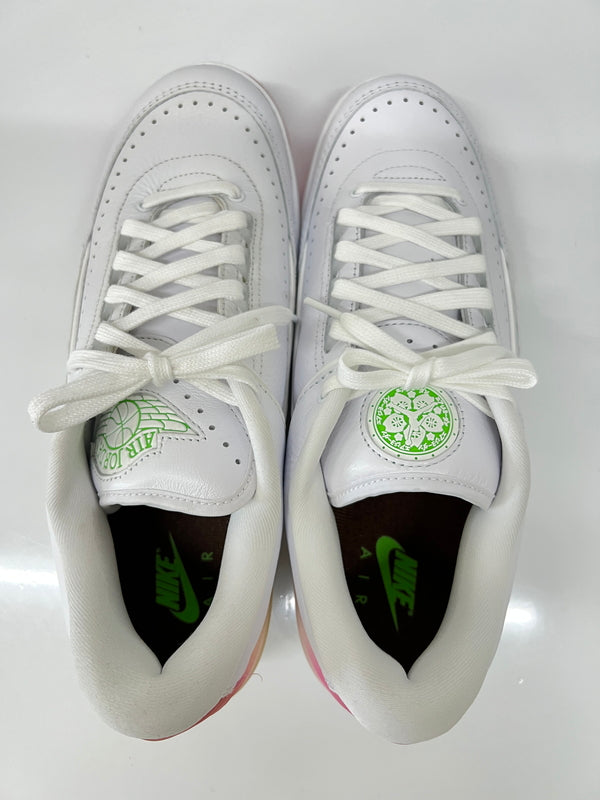 【中古品】【メンズ】 NIKE ナイキ AIR JORDAN 2 LOW CHERRY BLOSSOM FQ3228-100 エアジョーダン2 ロー チェリーブロッサム スニーカー 靴 シューズ 160-260822-SH-10-hon サイズ：27.5cm US9.5 カラー：WHITE / PLAYFUL PINK 万代Net店