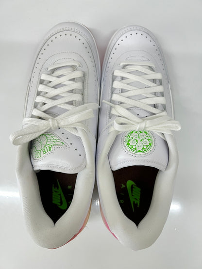 【中古品】【メンズ】 NIKE ナイキ AIR JORDAN 2 LOW CHERRY BLOSSOM FQ3228-100 エアジョーダン2 ロー チェリーブロッサム スニーカー 靴 シューズ 160-260822-SH-10-hon サイズ：27.5cm US9.5 カラー：WHITE / PLAYFUL PINK 万代Net店