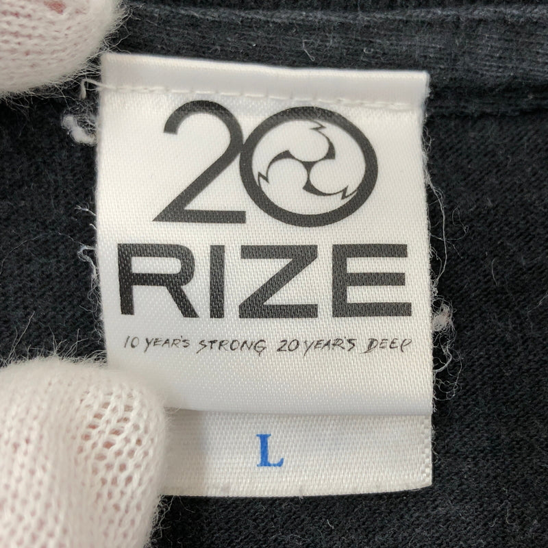 【現状渡し品】【メンズ】 RIZE ライズ PRINT SS TEE KENKENモデル プリント 半袖Tシャツ トップス 146-260723-hn-07-fur サイズ：L カラー：ブラック 万代Net店