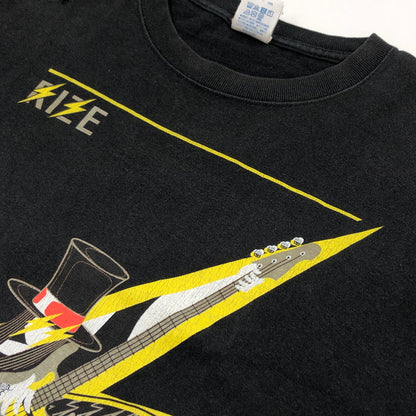 【現状渡し品】【メンズ】 RIZE ライズ PRINT SS TEE KENKENモデル プリント 半袖Tシャツ トップス 146-260723-hn-07-fur サイズ：L カラー：ブラック 万代Net店