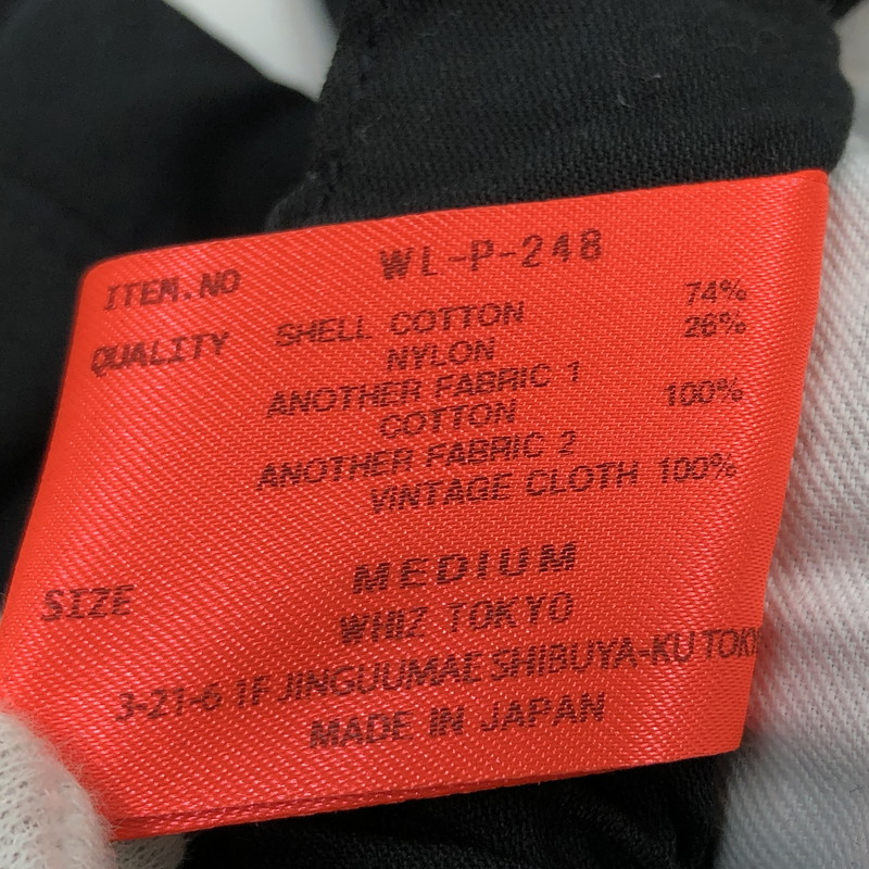【中古品】【メンズ】 WHIZLIMITED ウィズリミテッド SHELL PANTS WL-P248 シェルパンツ チノパンツ ボトムス 151-260506-hn-06-fur サイズ：M カラー：ブラック 万代Net店