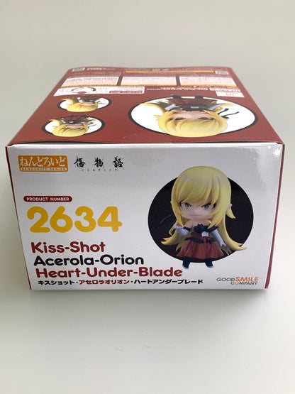 【未使用品】 ねんどろいど キスショット・アセロラオリオン・ハートアンダーブレード フィギュア 053-260107-zi-14-min 万代Net店