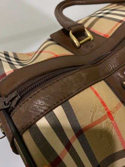 【中古品】【メンズ/レディース】 Burberrys バーバリーズ ノバチェック ヴィンテージ ボストンバッグ カバン 180-251021-jt-05-min カラー：ブラウン系 万代Net店