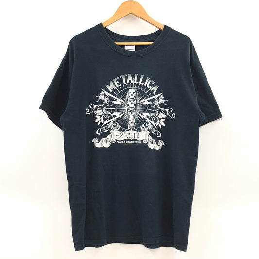 【現状渡し品】【メンズ】 GILDAN HEAVY COTTON ギルダン ヘビー コットン "METALLICA 2010" SS PRINT TEE 半袖Tシャツ トップス 146-260723-hn-10-fur サイズ：L カラー：ブラック 万代Net店