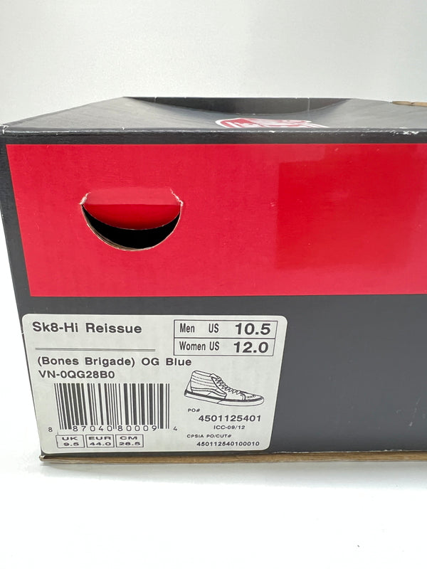 【中古品】【メンズ】 VANS ヴァンズ BONES BRIGADE SK8-HI VN-0QG28B0 ボーンズ ブリゲード スケートハイ スニーカー 162-260822-SH-11-hon サイズ：28.5cm US10.5 カラー：ブルー 万代Net店
