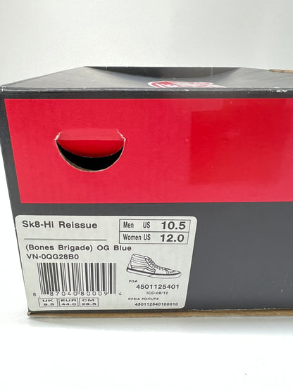 【中古品】【メンズ】 VANS ヴァンズ BONES BRIGADE SK8-HI VN-0QG28B0 ボーンズ ブリゲード スケートハイ スニーカー 162-260822-SH-11-hon サイズ：28.5cm US10.5 カラー：ブルー 万代Net店