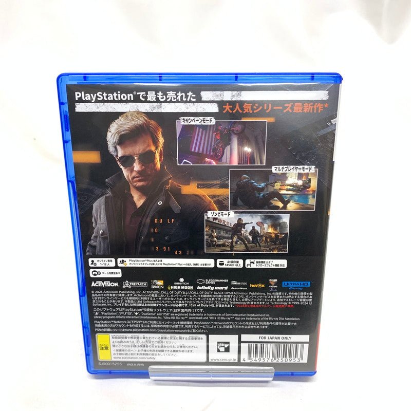 【中古美品】 CALL OF DUTY BLACK OPS 6 PS5 ゲーム [CERO区分_Z / 18歳以上対象] 026-250330-kn-6-oto 万代Net店