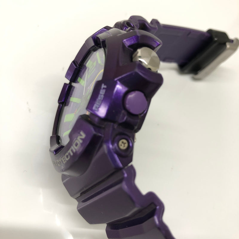 【中古品】【メンズ】 CASIO カシオ G-SHOCK ジーショック × 新世紀エヴァンゲリオン 別注 コラボ GAC-110-6A 初号機モデル クォーツ 腕時計 178-260628-kk-13-hon カラー：パープル 万代Net店