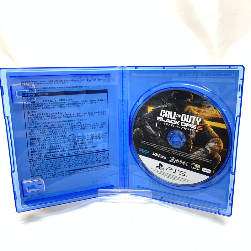 【中古美品】 CALL OF DUTY BLACK OPS 6 PS5 ゲーム [CERO区分_Z / 18歳以上対象] 026-250330-kn-6-oto 万代Net店