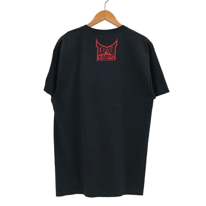 【中古品】【メンズ】 TAPOUT MPS タップアウト SKULL PRINT S/S TEE スカルプリント 半袖Tシャツ トップス 146-260506-hn-08-fur サイズ：L カラー：ブラック 万代Net店