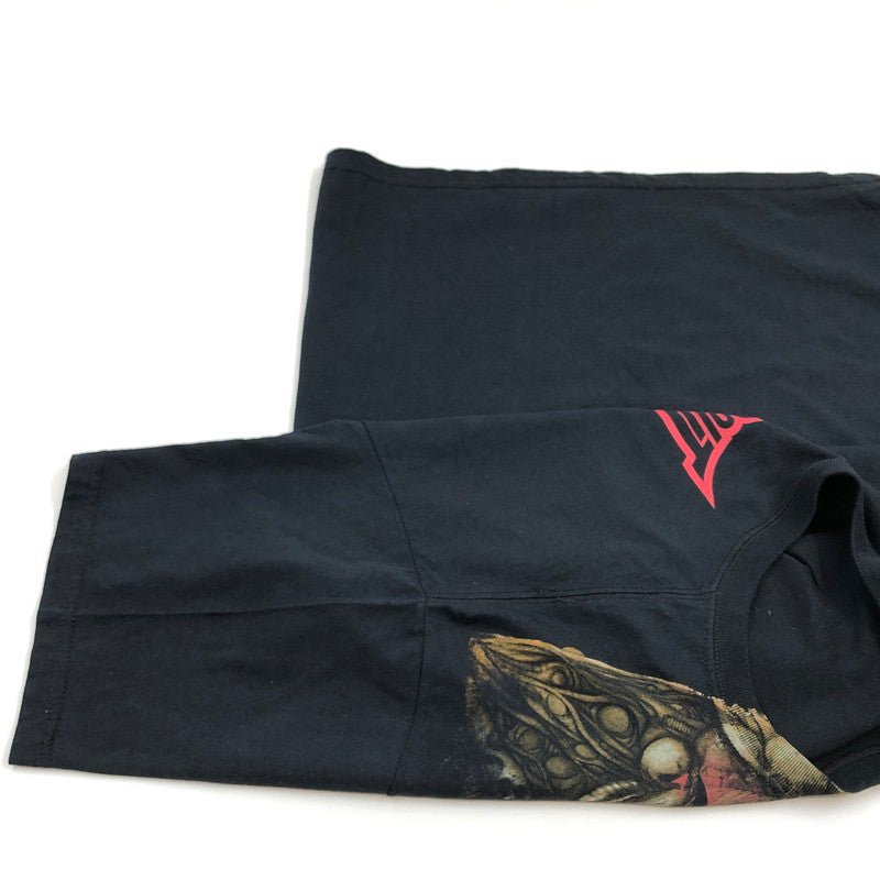 【中古品】【メンズ】 TAPOUT MPS タップアウト SKULL PRINT S/S TEE スカルプリント 半袖Tシャツ トップス 146-260506-hn-08-fur サイズ：L カラー：ブラック 万代Net店