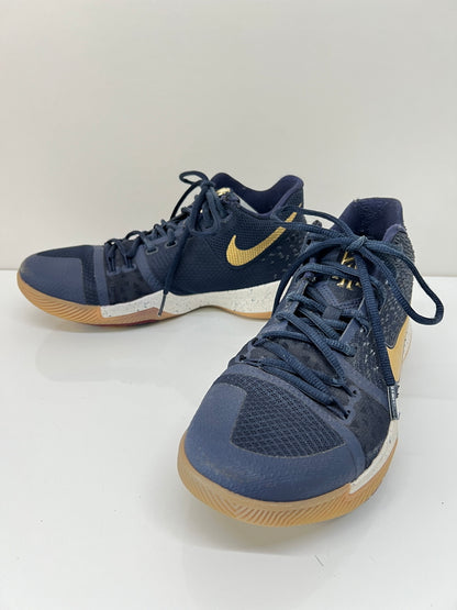 【現状渡し品】【レディース】 NIKE ナイキ KYRIE 3 OBSIDIAN 852396-400 カイリー3 オブシディアン スニーカー 靴 シューズ 160-260822-SH-12-hon サイズ：25.5cm US7.5 カラー：ネイビー 万代Net店