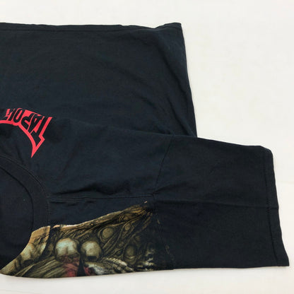 【中古品】【メンズ】 TAPOUT MPS タップアウト SKULL PRINT S/S TEE スカルプリント 半袖Tシャツ トップス 146-260506-hn-08-fur サイズ：L カラー：ブラック 万代Net店