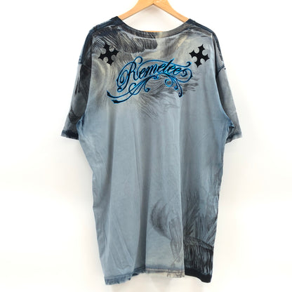 【現状渡し品】【メンズ】 REMETEE レメティー GRAPHIC S/S TEE グラフィック 半袖Tシャツ トップス 146-260725-hn-02-fur サイズ：XXXL カラー：ブルー系 万代Net店