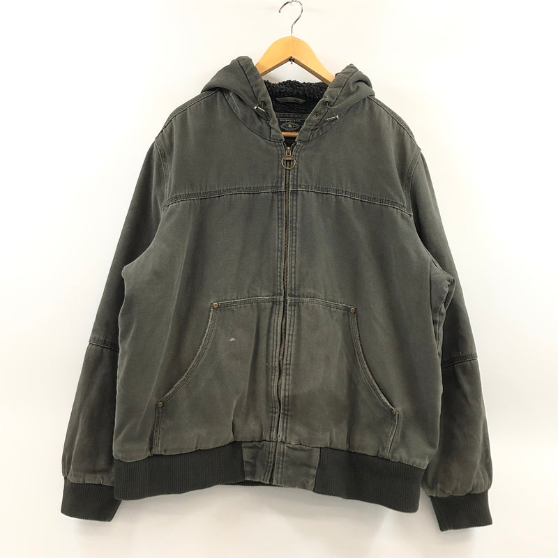 【現状渡し品】【メンズ】 G.H.BASS&CO ジーエイチバス DUCK JACKET ダックジャケット ワークジャケット アウター 146-261017-hn-01-fur サイズ：XL カラー：オリーブ系 万代Net店