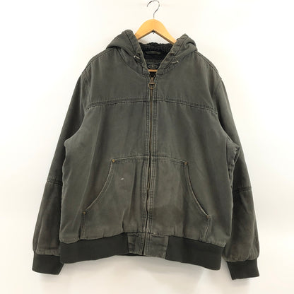 【現状渡し品】【メンズ】 G.H.BASS&CO ジーエイチバス DUCK JACKET ダックジャケット ワークジャケット アウター 146-261017-hn-01-fur サイズ：XL カラー：オリーブ系 万代Net店