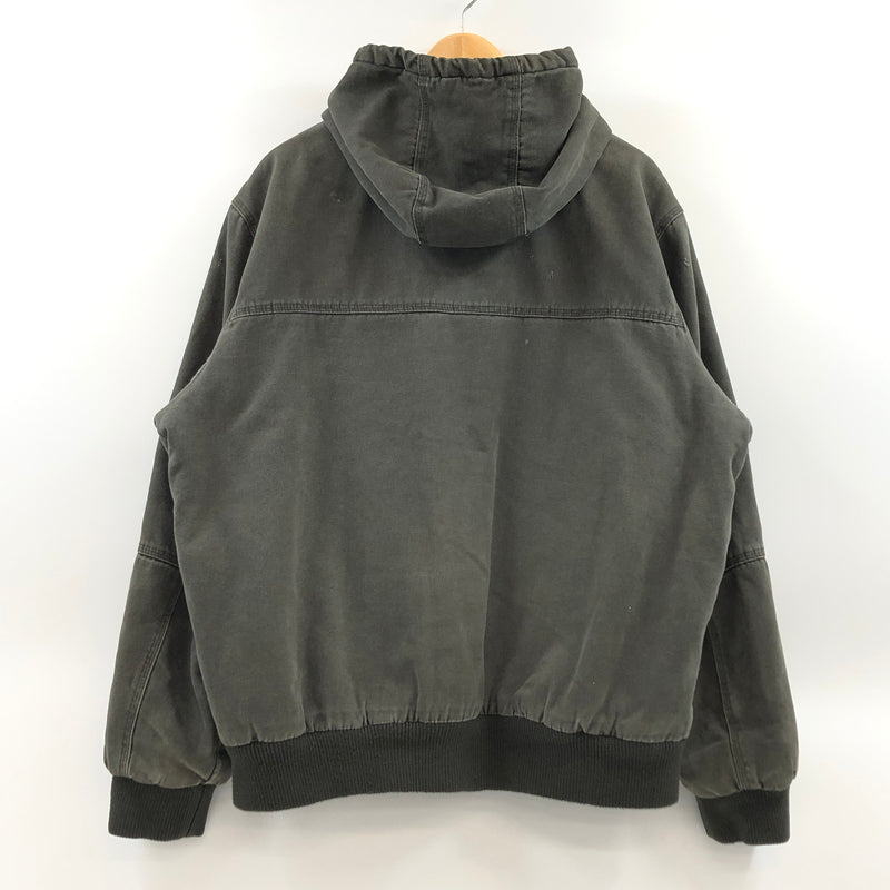 【現状渡し品】【メンズ】 G.H.BASS&CO ジーエイチバス DUCK JACKET ダックジャケット ワークジャケット アウター 146-261017-hn-01-fur サイズ：XL カラー：オリーブ系 万代Net店