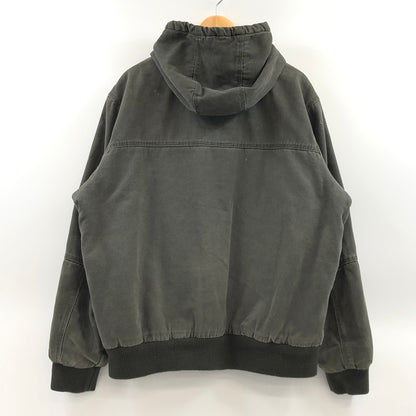 【現状渡し品】【メンズ】 G.H.BASS&CO ジーエイチバス DUCK JACKET ダックジャケット ワークジャケット アウター 146-261017-hn-01-fur サイズ：XL カラー：オリーブ系 万代Net店
