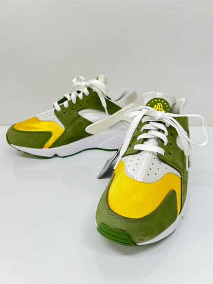 【中古品】【メンズ】 NIKE ナイキ×STUSSY ステューシー 別注 コラボ AIR HUARACHE LE DARK OLIVE DD1381-300 エア ハラチ ライトオリーブ スニーカー 靴 160-260822-SH-13-hon サイズ：26.5cm US8.5 カラー：ダークオリーブ 万代Net店