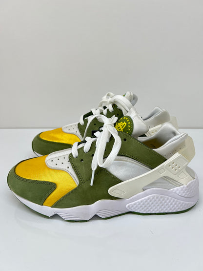 【中古品】【メンズ】 NIKE ナイキ×STUSSY ステューシー 別注 コラボ AIR HUARACHE LE DARK OLIVE DD1381-300 エア ハラチ ライトオリーブ スニーカー 靴 160-260822-SH-13-hon サイズ：26.5cm US8.5 カラー：ダークオリーブ 万代Net店