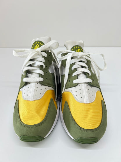 【中古品】【メンズ】 NIKE ナイキ×STUSSY ステューシー 別注 コラボ AIR HUARACHE LE DARK OLIVE DD1381-300 エア ハラチ ライトオリーブ スニーカー 靴 160-260822-SH-13-hon サイズ：26.5cm US8.5 カラー：ダークオリーブ 万代Net店