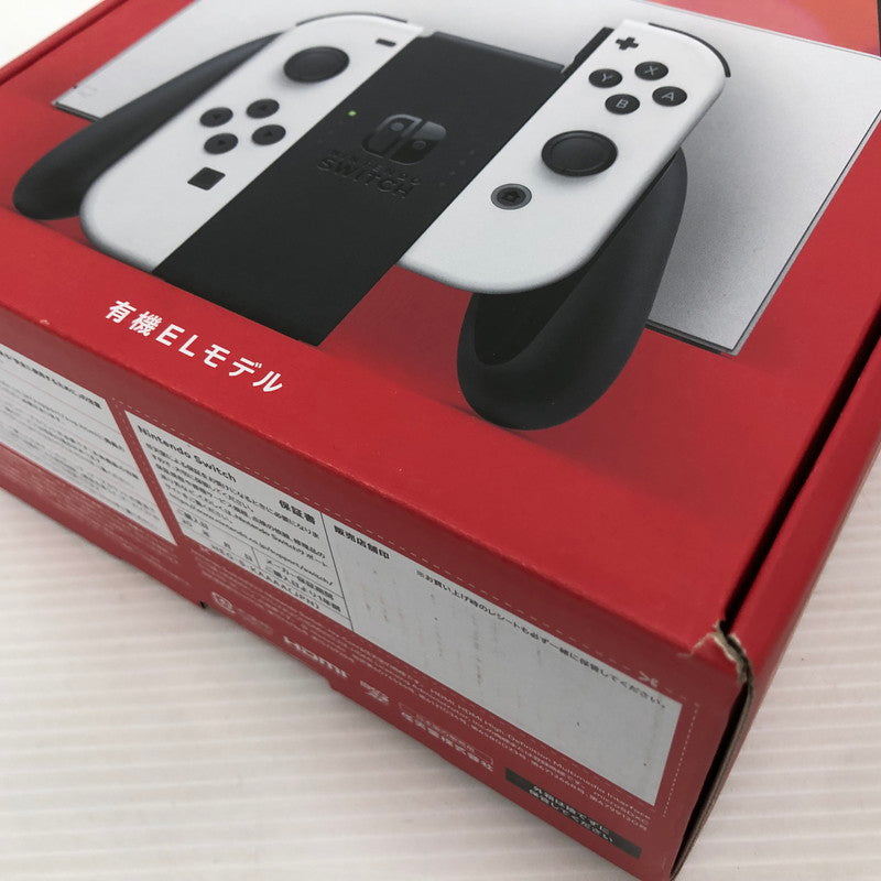 【未使用品】 Nintendo Switch 有機ELモデルJoy-Con(L)/(R) ホワイト 034-260914-ns-26-tei カラー：ホワイト 万代Net店